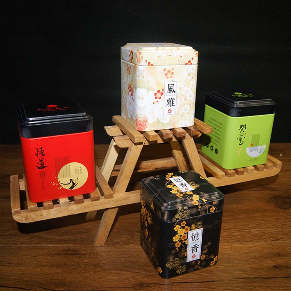 Coffee Tea And Sugar Canister Set - Kleine, luftdichte Aluminiumdose im chinesischen Stil