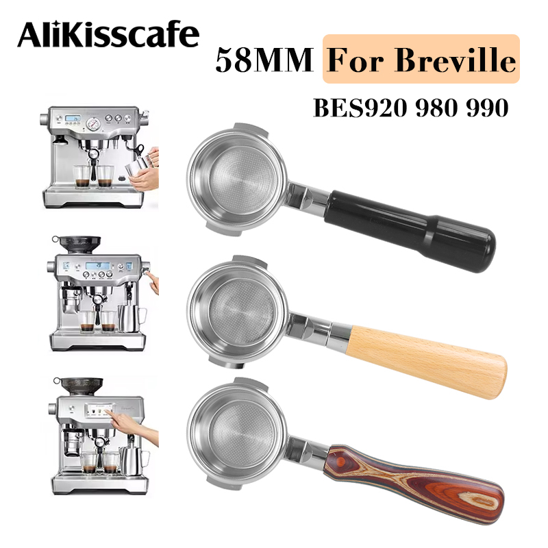 Coffee And Tea Filter - 58mm bodenloser Sieb träger für Brevi