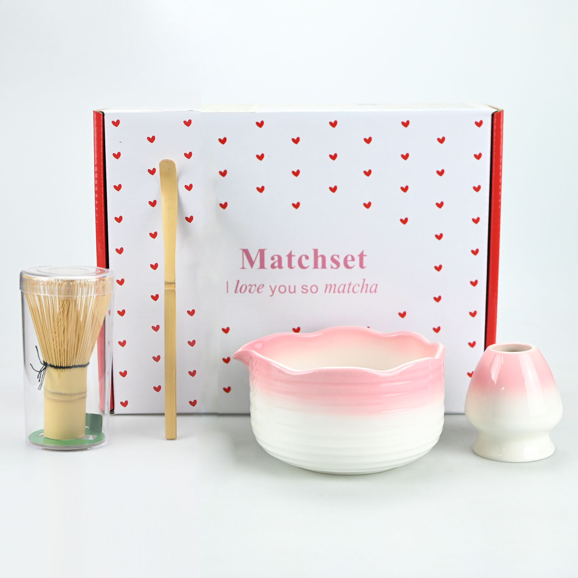 Matcha Whisk Set - 4-teiliges Set Matcha-Schalen im Song-Stil, Matcha-Zubereitungswerkzeuge,