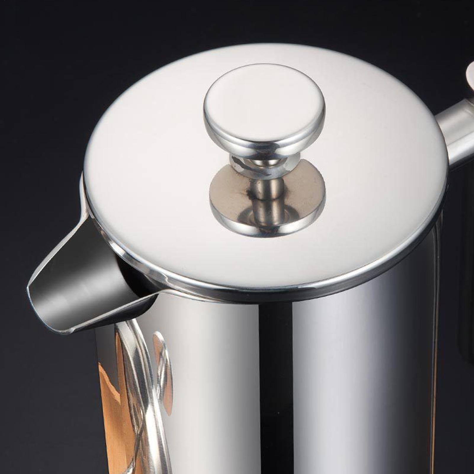 Coffee And Tea Filter - Kaffeepresse, Topffiltersystem, hitzebeständig, Kaltbrühen, Teekanne, Handpresse