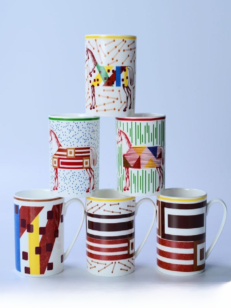 Morning Tea Coffee - Kreative bedruckte Tassen aus orientalischem Knochenporzellan