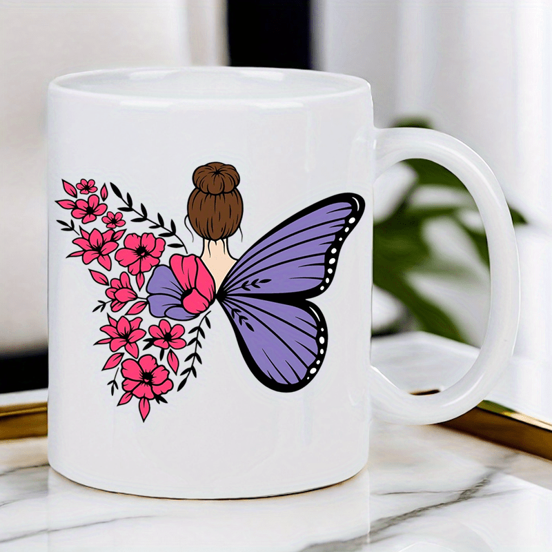 Weiße Keramiktasse mit Schmett – Morning Tea Coffee Bewertung und Preis