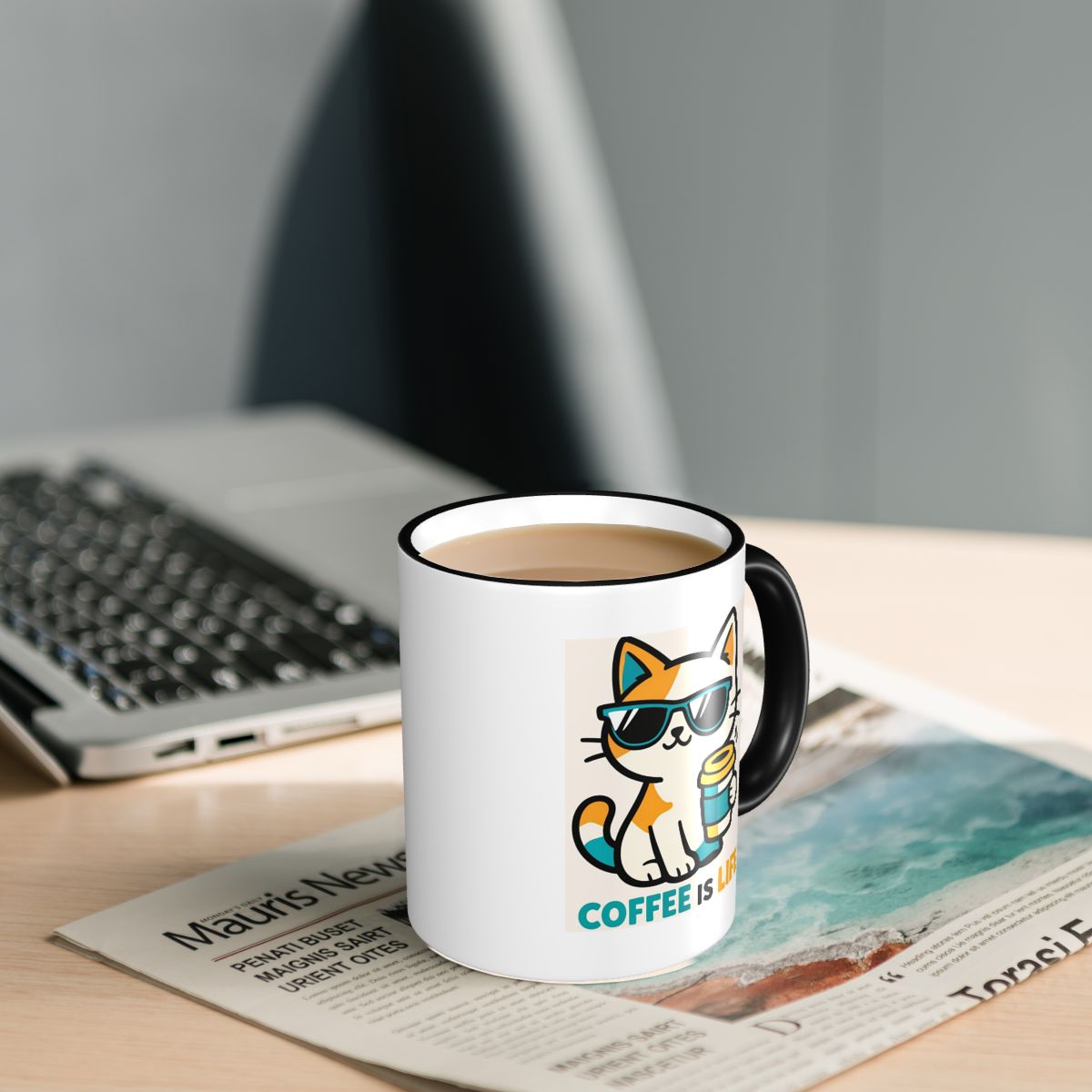 Minimalistische Kaffeekunst fü – Morning Tea Coffee Bewertung und Preis
