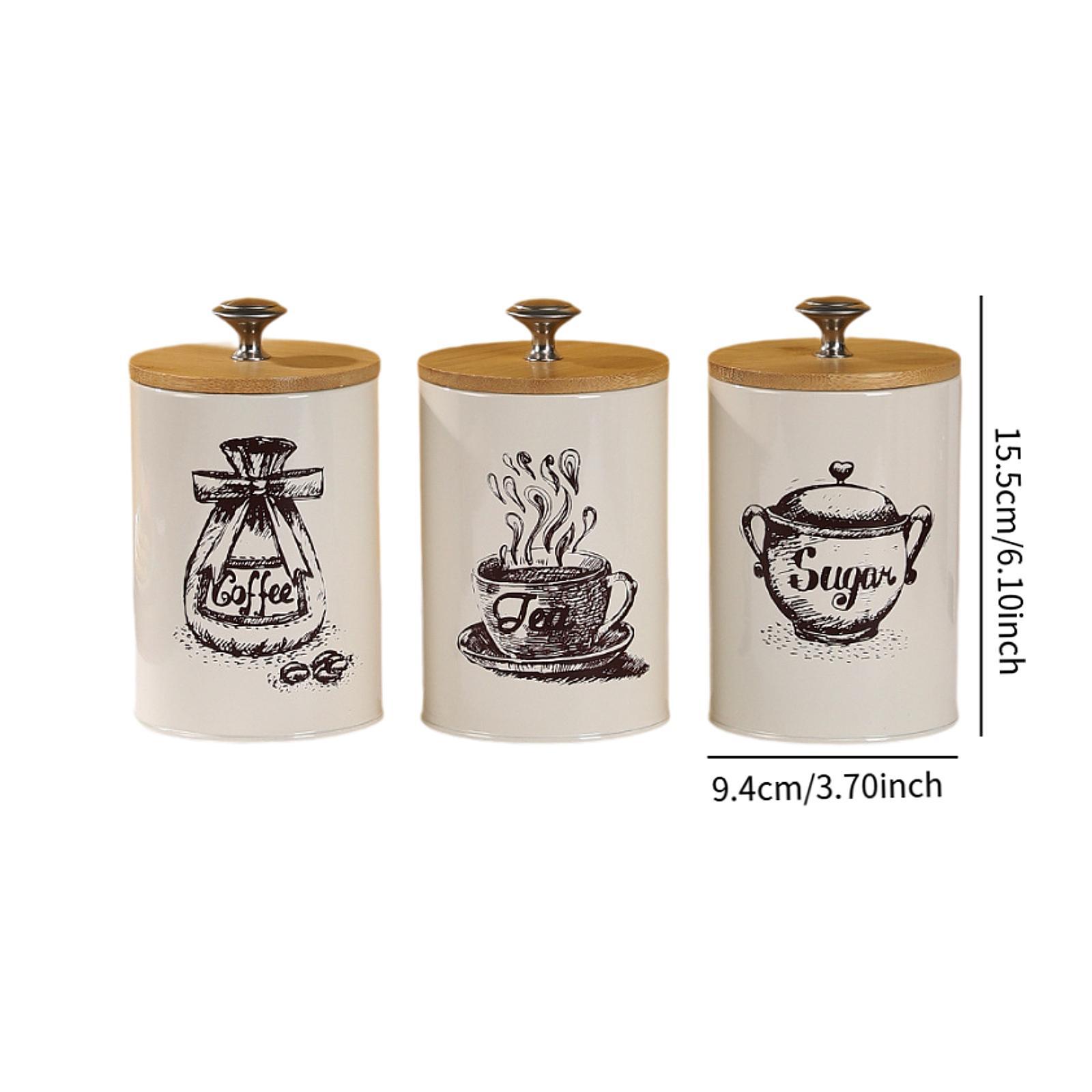Landhaus Kaffee Tee Zucker Vor – Coffee Tea And Sugar Canister Set Bewertung und Preis