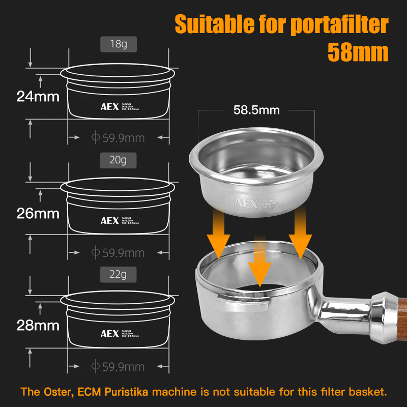 Kaffee Filter Korb 58MM AEX Pr – Coffee And Tea Filter Bewertung und Preis