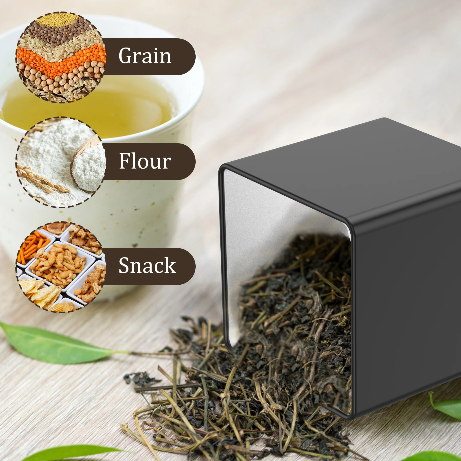 3-teiliges Set 500ml Tee-Zucke – Coffee Tea And Sugar Canister Set Bewertung und Preis