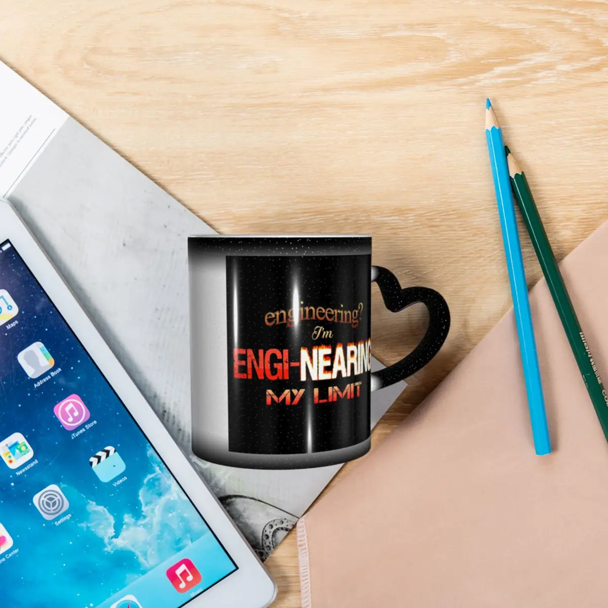Lustige Keramik-Kaffeetasse „I – Coffee Tea Near Bewertung und Preis