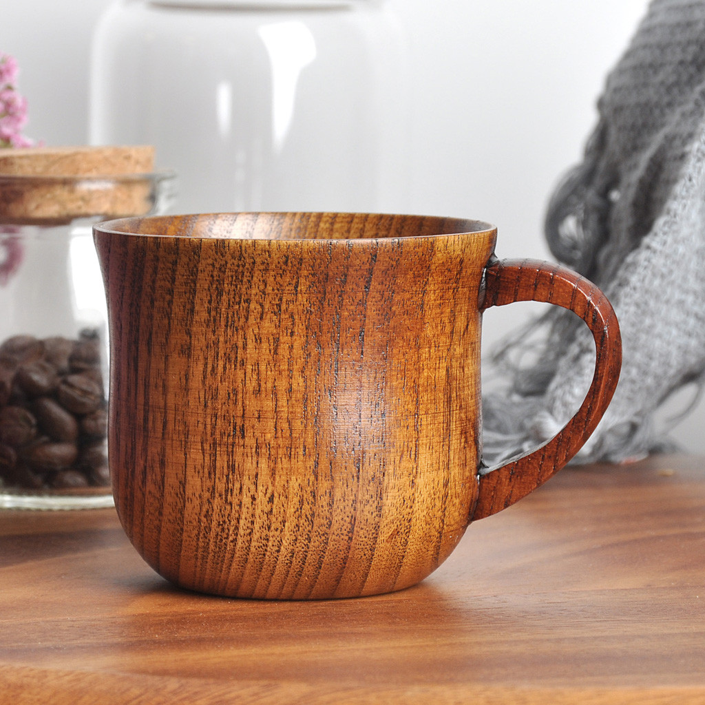 Handgefertigter Holz-Kaffeebec – Morning Tea Coffee Bewertung und Preis