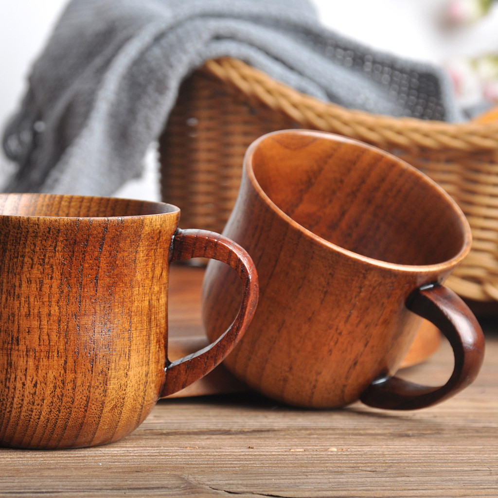 Handgefertigter Holz-Kaffeebec – Morning Tea Coffee Bewertung und Preis