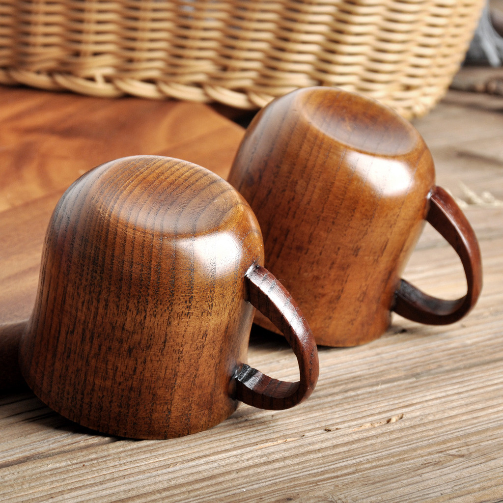 Handgefertigter Holz-Kaffeebec – Morning Tea Coffee Bewertung und Preis