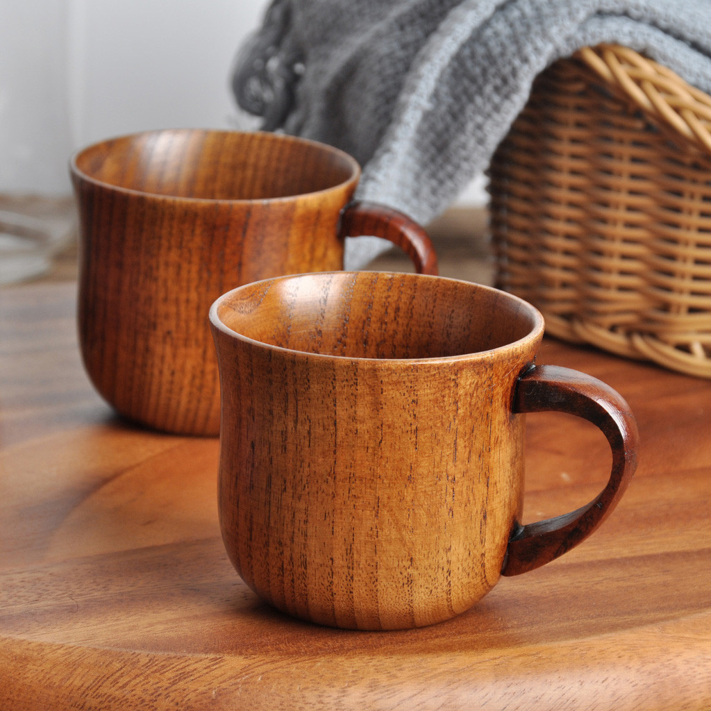 Handgefertigter Holz-Kaffeebec – Morning Tea Coffee Bewertung und Preis