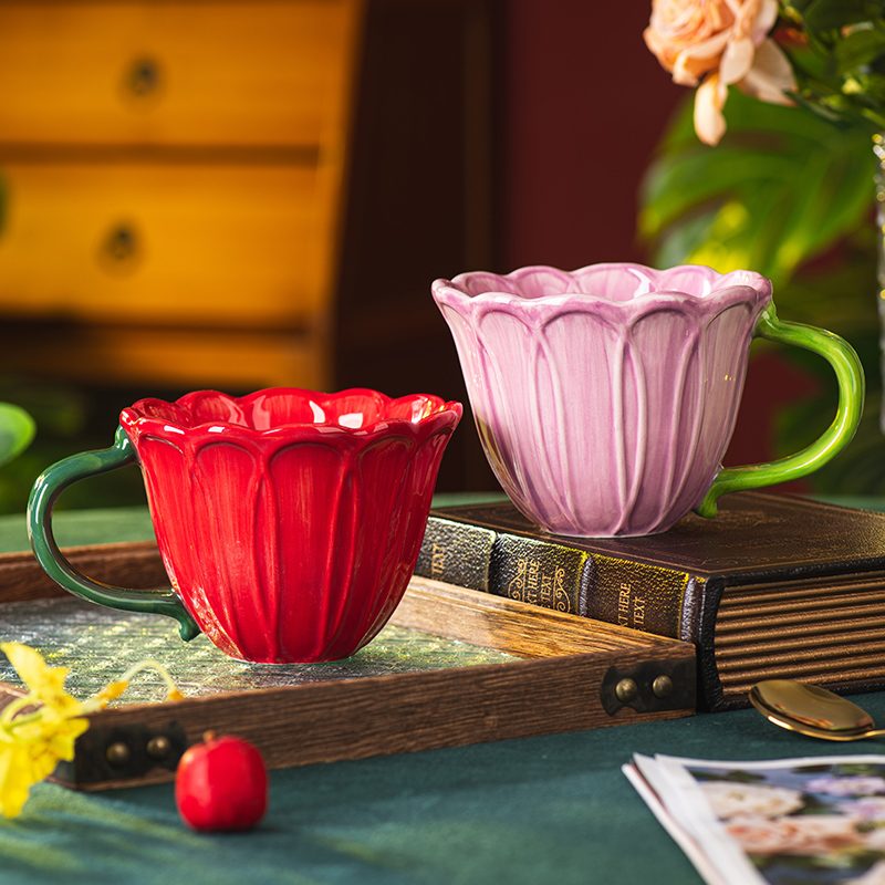 Florales Keramikbecher-Set, Pa – Morning Tea Coffee Bewertung und Preis