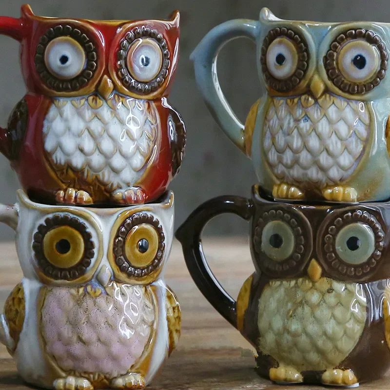 Süßes Eulen-Cartoon-Kaffeetrin – Morning Tea Coffee Bewertung und Preis