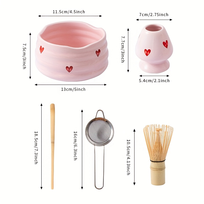 5-teiliges Matcha-Set aus Kera – Matcha Whisk Set Bewertung und Preis