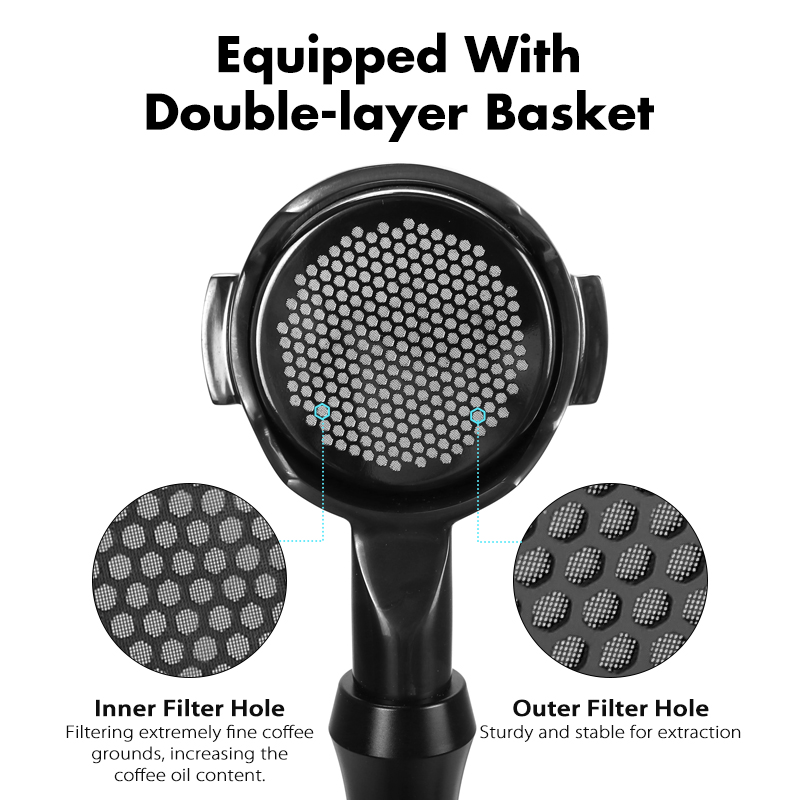 58MM Kaffee Bodenloser Siebträ – Coffee And Tea Filter Bewertung und Preis