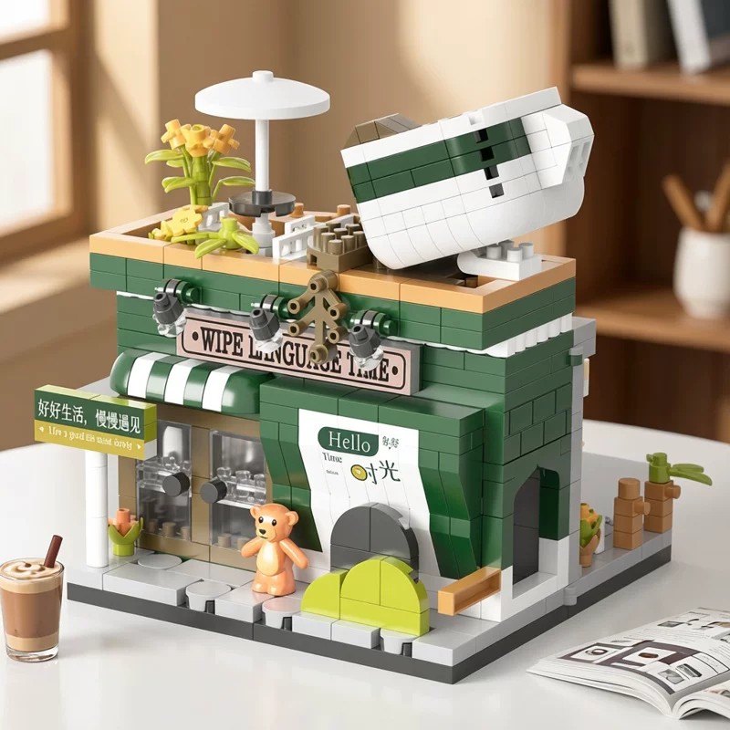 Mikropartikel-Baustein-Set „Ho – Coffee Tea Hong Kong Bewertung und Preis